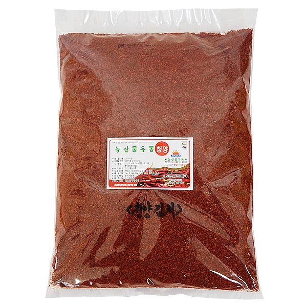 청양김치 고추가루 1Kg  2개 고춧가루 청양고춧가루 : 올바이샵