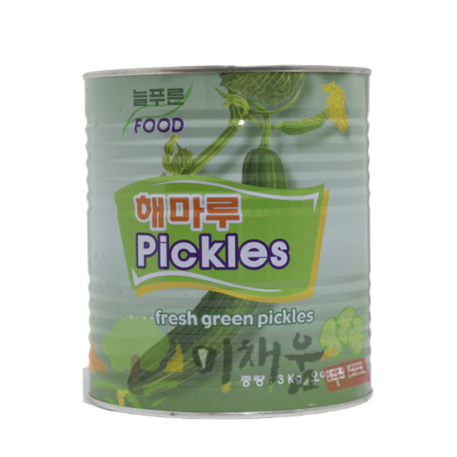 늘푸른 해마루 오이피클 슬라이스 3kg : 미채움푸드