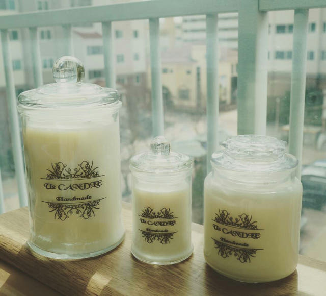 Natural soy candle, high capacity 750ml diy, styli