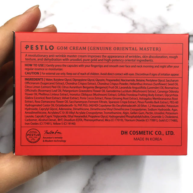 New Peslo Bear Cream 55ml GOM CREAM Genuine Orient