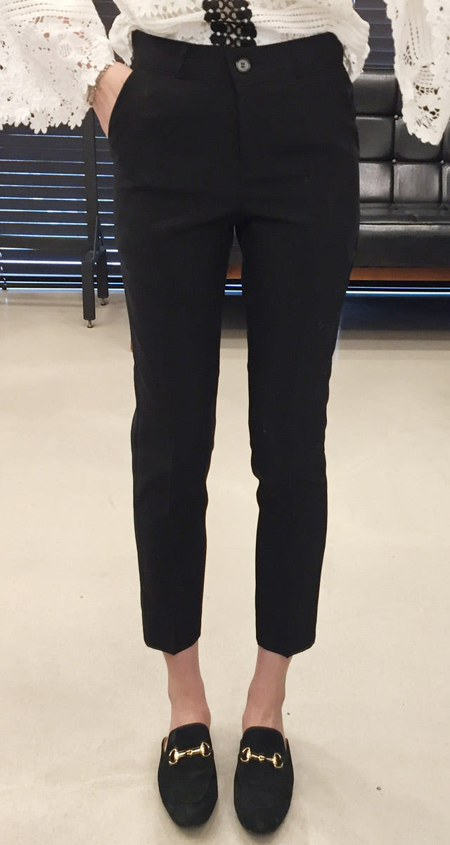 New Women's Pants Slim 8 Part Slack 2color Wedd