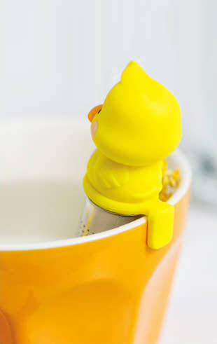 Miputi Infuser White Bear, Duck Ring Silicon Sten 