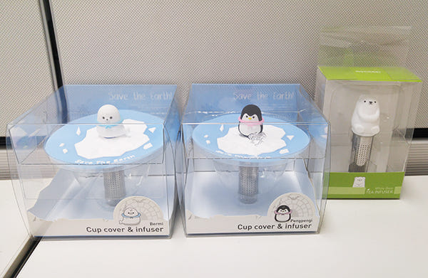 Miputi Infuser White Bear, Duck Ring Silicon Sten 