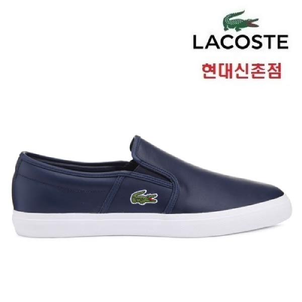 [현대백화점][라코스테]남성 라코스테 가존슬립온/라코스테 슬립온/정품SLCM1630016-003 : 더현대닷컴