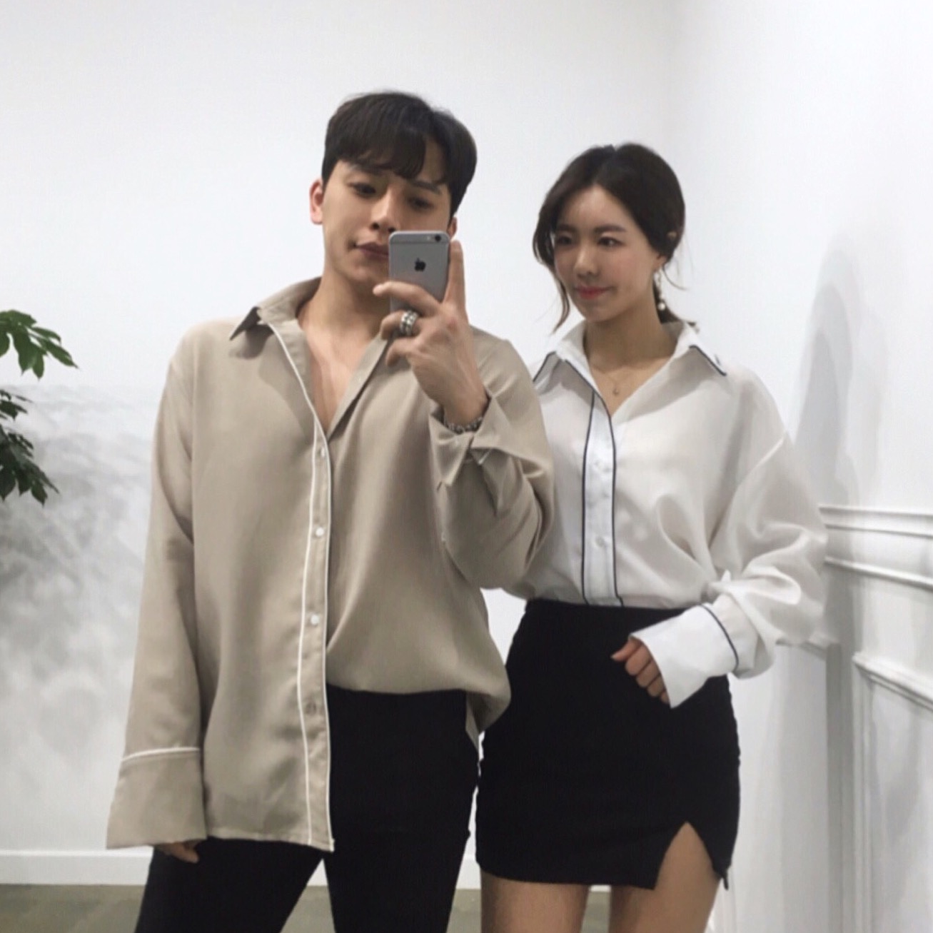 커프스 삥줄 루즈핏셔츠 3color : 와이샵 YSHOP