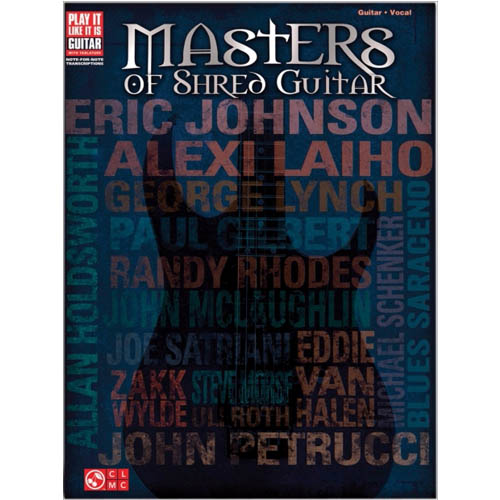 할레오나드: 슈레드 기타 마스터 (TAB-기타/보컬) Hal Leonard: Masters of Shred Guitar (w/TAB-Guitar/Vocal) [111641] : 에이씨씨뮤직