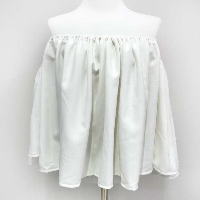 NEW FASHION LADY GIRL Blouse Rose Off-Shoulder Blo