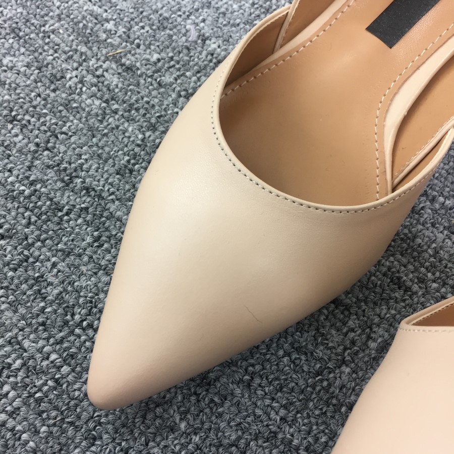 Handmade cowhide mid-heel stiletto 5cm color extra