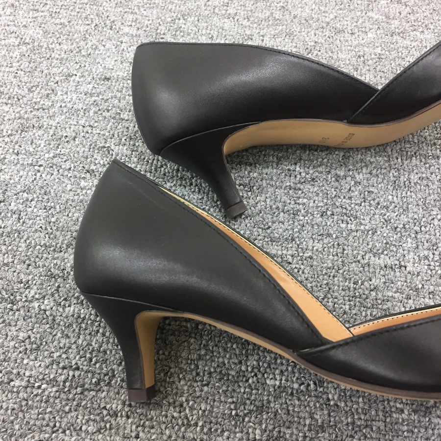 Handmade cowhide mid-heel stiletto 5cm color extra