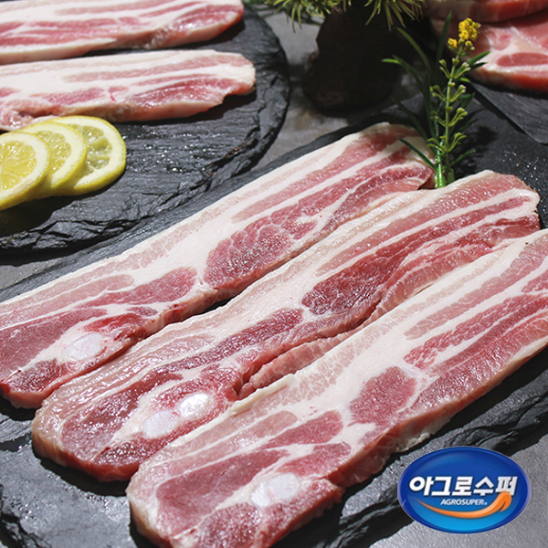 [글램쿡] 아그로수퍼 무공해 칠레 삼겹살 500g : 푸드스토어