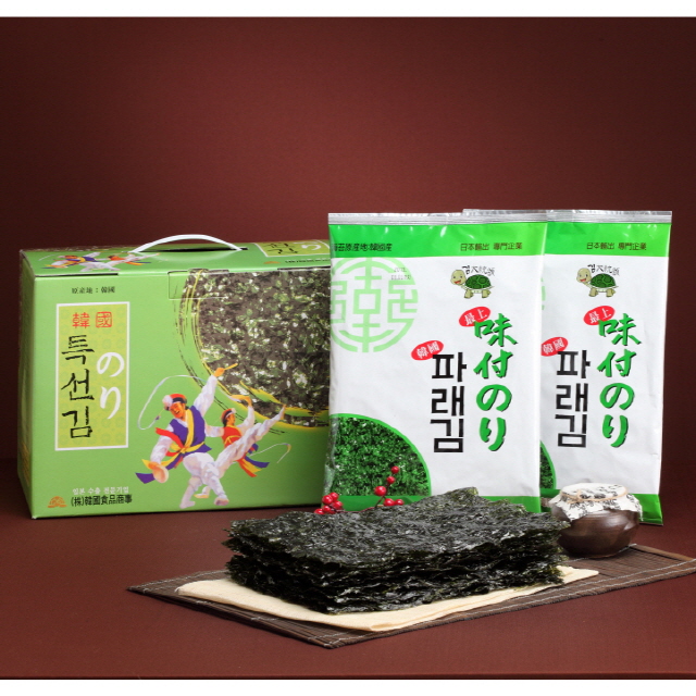 파래김 전장 선물세트 HK-717 (18g X 10봉) : 김대통령 한국식품상사