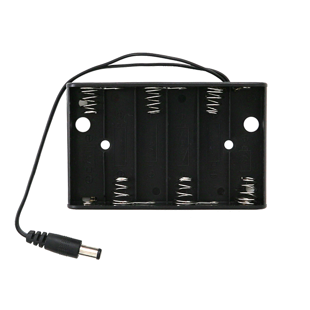 아두이노 1.5V AA 6칸 배터리 홀더(커넥터 부착형) : 에듀이노