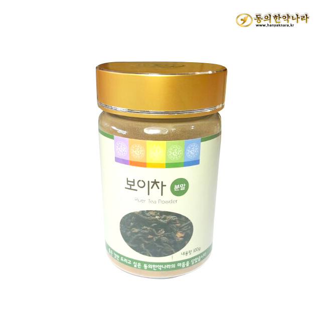 중국산 보이차 추출분말 200g 동의한약나라 : 동의한약나라