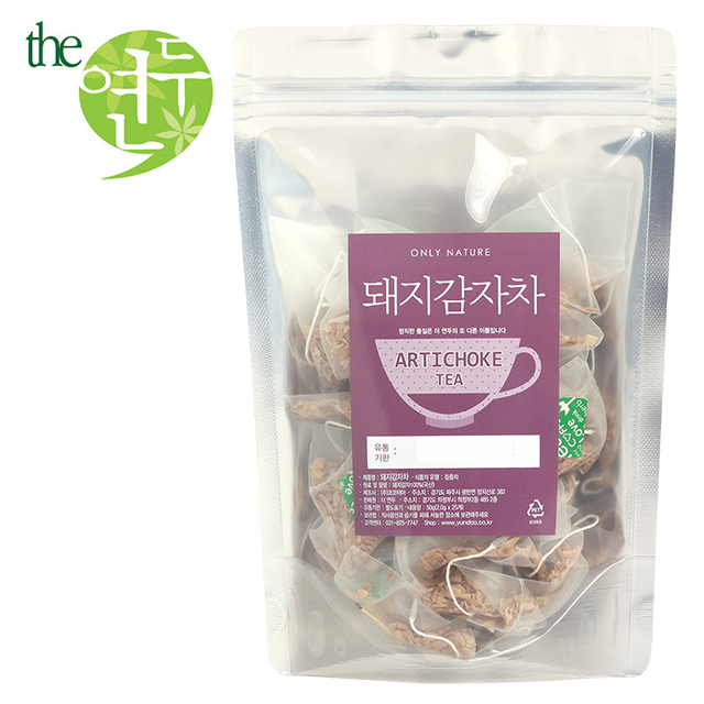 국산 돼지감자차 삼각티백 25T : 더 연두