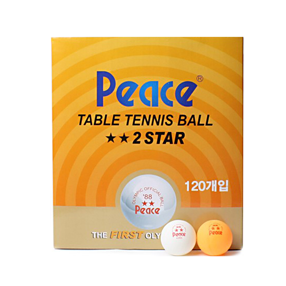 탁구 피스 2성 벌크 120개입 흰색 : 무등스포츠