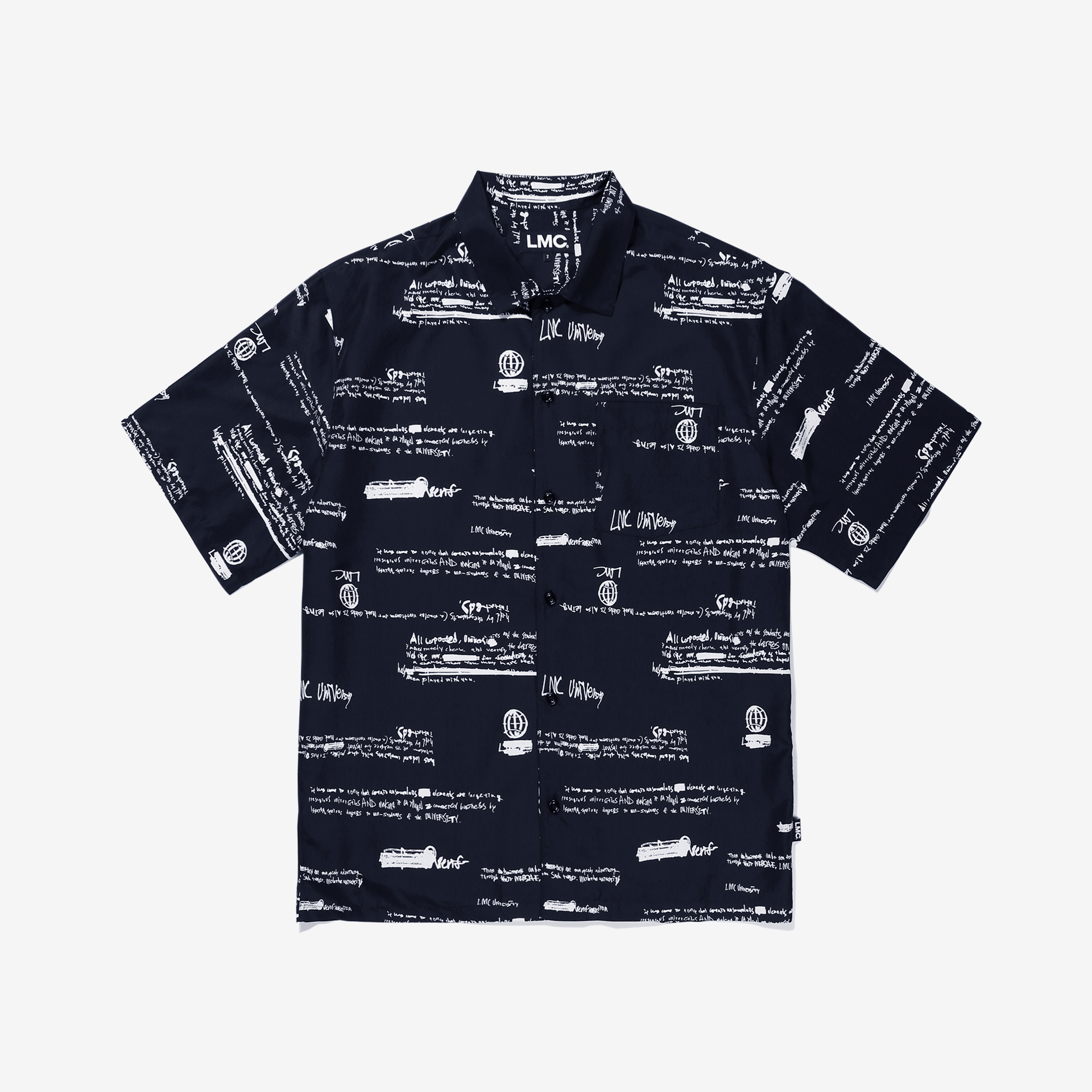 엘엠씨 LMC PN SHORT SLV SHIRT black : 올림픽세탁소