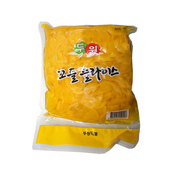 두원 꼬들슬라이스1kg/두원/꼬들/슬라이스/식품/식자재 : 리얼민트0517