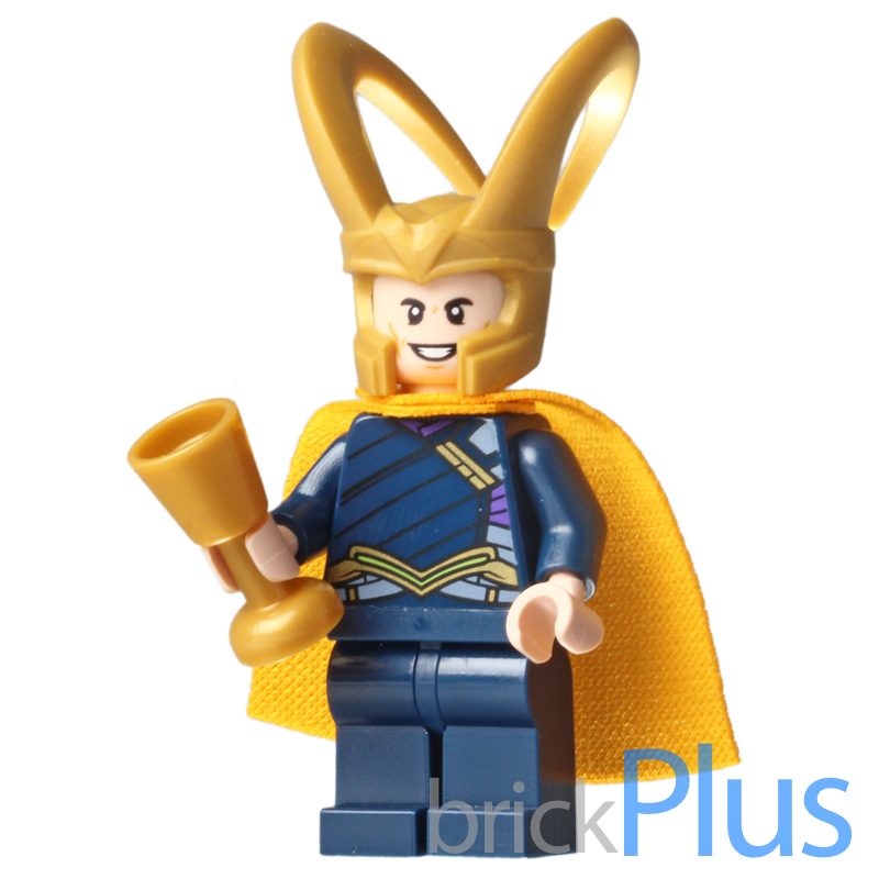 레고 피규어 로키 Loki  sh411 - 76088 토르 대 헐크 아레나 전투에서 분리, 헤어 포함, 토르 라그나로크 : 브릭플러스