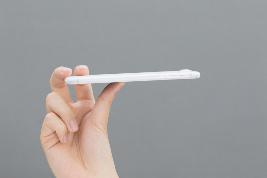 1 + 1 Paper Case iPhone 4 X 0.4mm Slim 7 Jet White