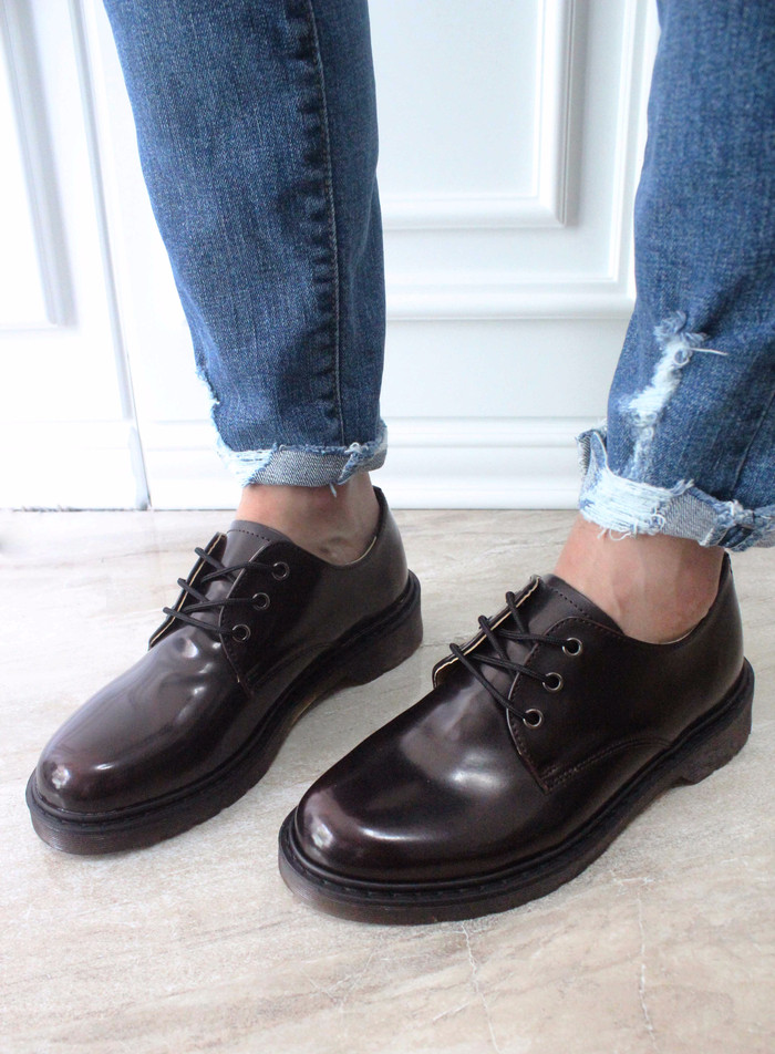 Men's Daily Derby Shoes 4cm height rise casual 