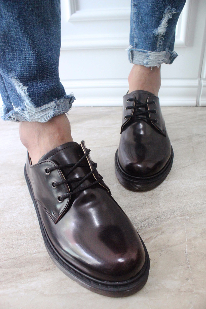 Men's Daily Derby Shoes 4cm height rise casual 