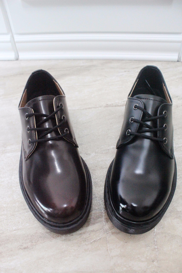 Men's Daily Derby Shoes 4cm height rise casual 