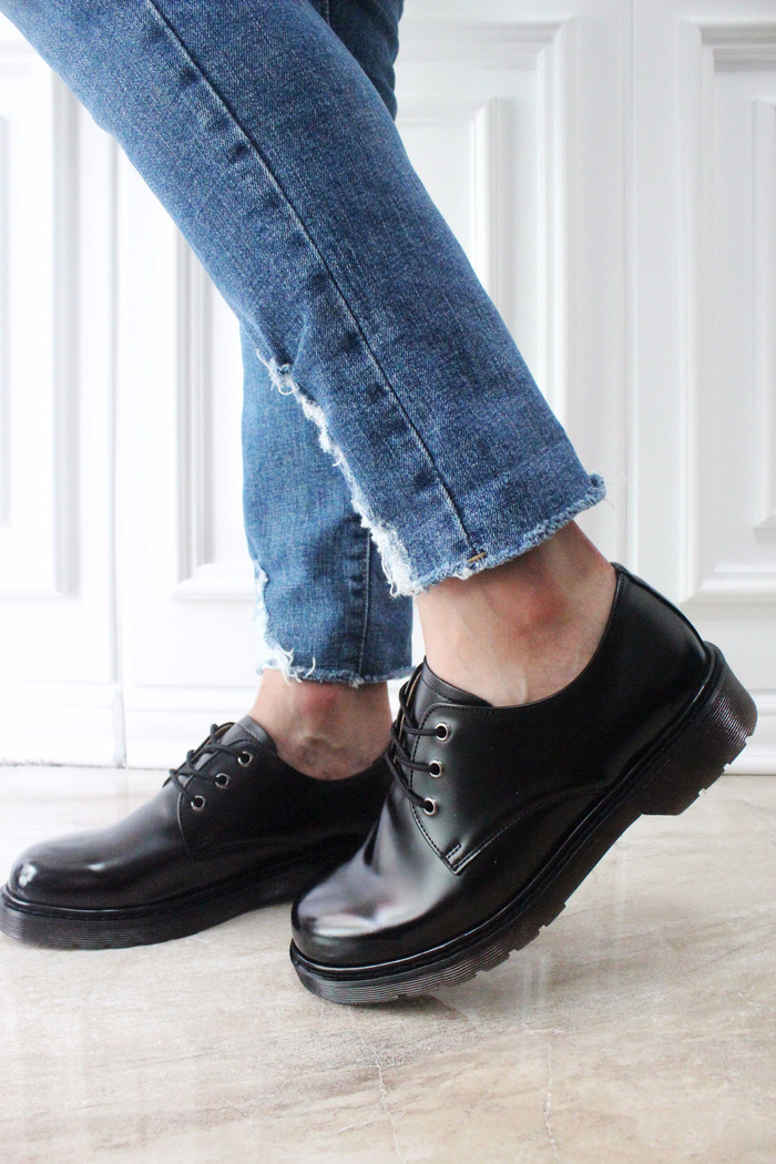 Men's Daily Derby Shoes 4cm height rise casual 