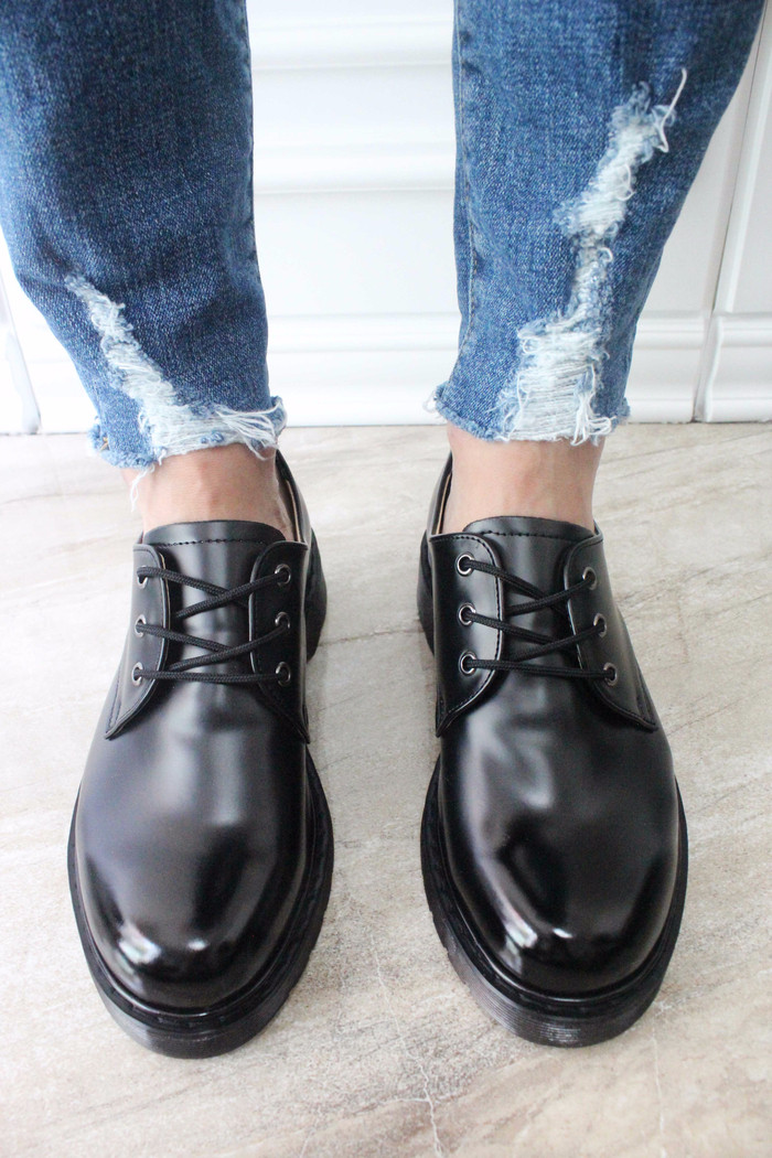 Men's Daily Derby Shoes 4cm height rise casual 