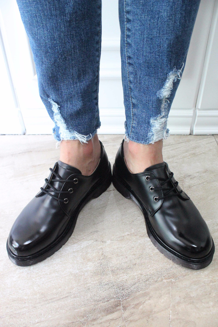 Men's Daily Derby Shoes 4cm height rise casual 