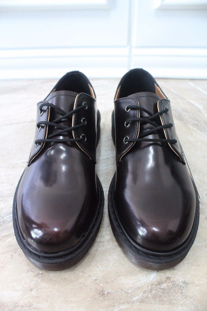 Men's Daily Derby Shoes 4cm height rise casual 