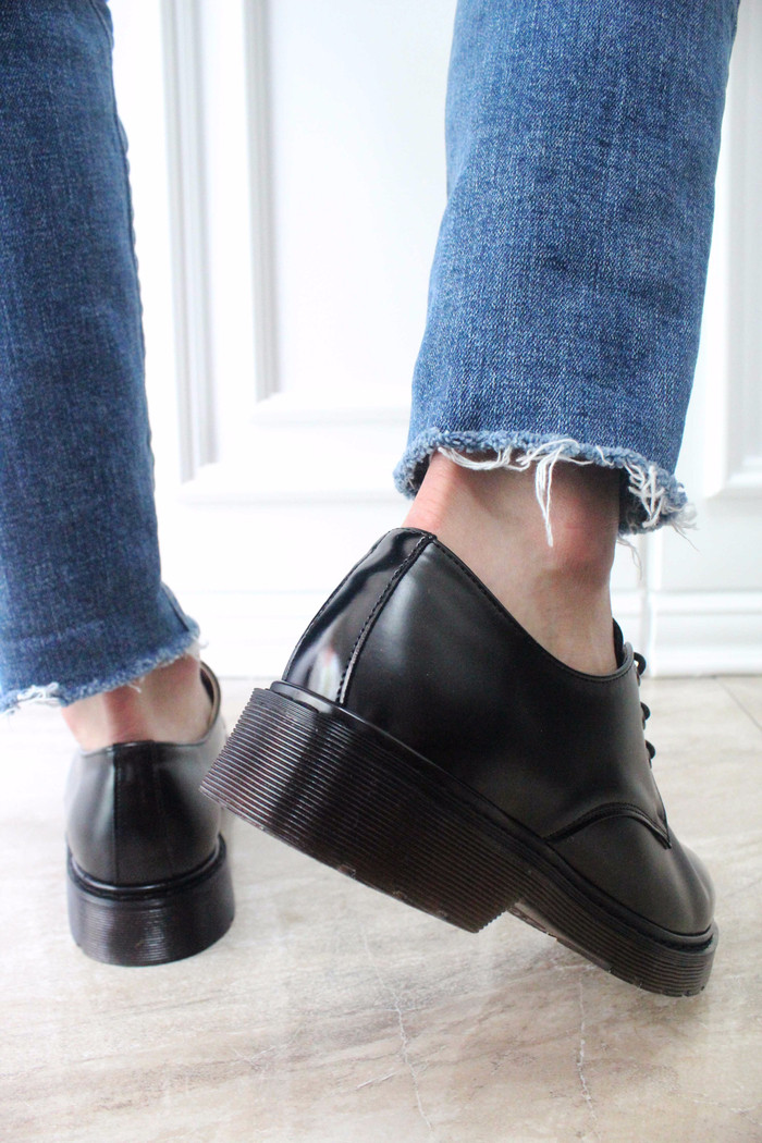 Men's Daily Derby Shoes 4cm height rise casual 