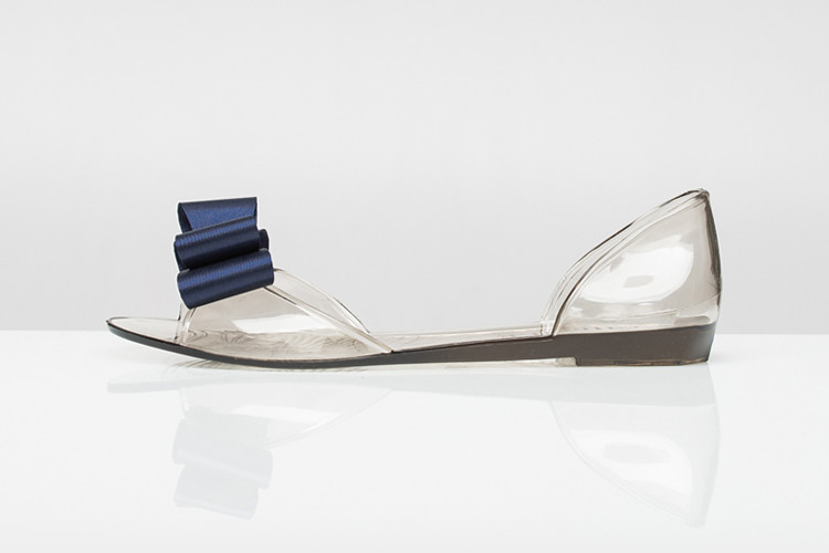 NEW WOMEN JELLY SHOES Jubilee Satin Ribbon Jelly 4