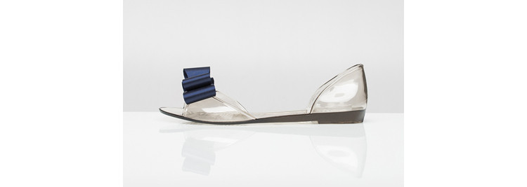 NEW WOMEN JELLY SHOES Jubilee Satin Ribbon Jelly 4