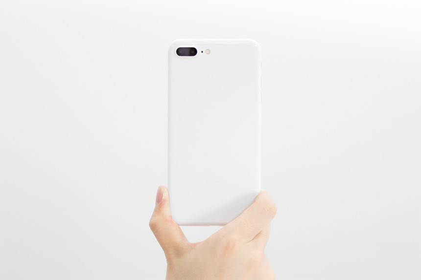 1 + 1 Paper Case iPhone 4 X 0.4mm Slim 7 Jet White