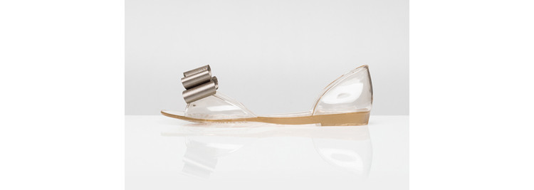 NEW WOMEN JELLY SHOES Jubilee Satin Ribbon Jelly 4