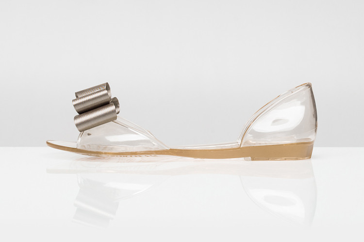 NEW WOMEN JELLY SHOES Jubilee Satin Ribbon Jelly 4