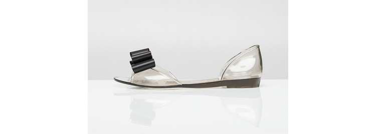 NEW WOMEN JELLY SHOES Jubilee Satin Ribbon Jelly 4