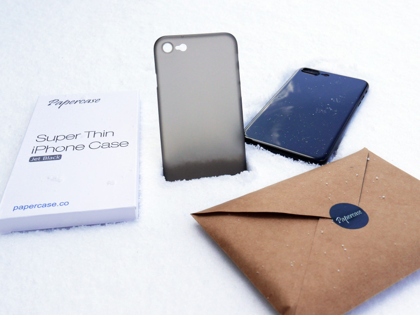 1 + 1 Paper Case iPhone 4 X 0.4mm Slim 7 Jet White