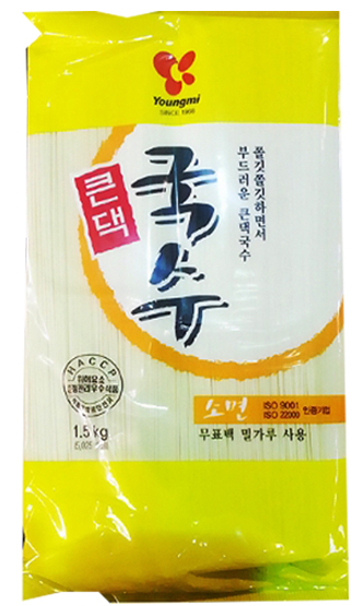 큰댁 국수 소면 1.5kg  무표백 밀가루사용 영미산업 : SB푸드