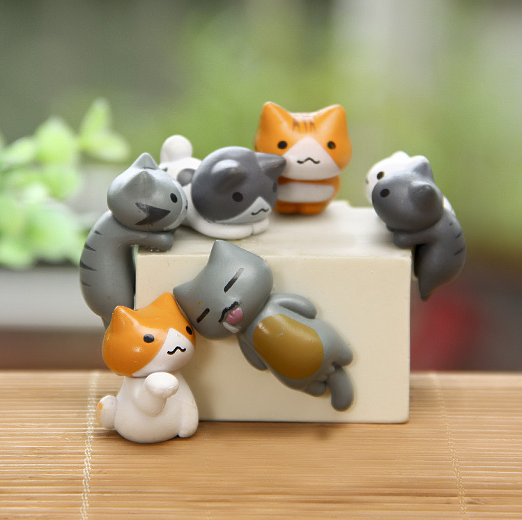 테라리움 만들기 재료 고양이 미니피규어 : 포레스