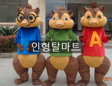 슈퍼키드 다람쥐 인형탈  인형탈제작 : 인형탈마트