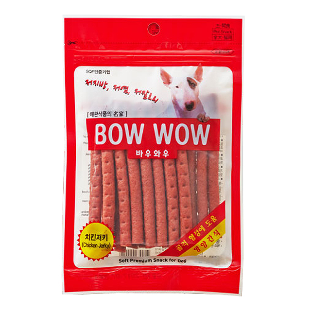 바우와우 치킨져키 150g 강아지간식 애견간식 바우와우간식 져키간식 국산간식 : 도도한펫