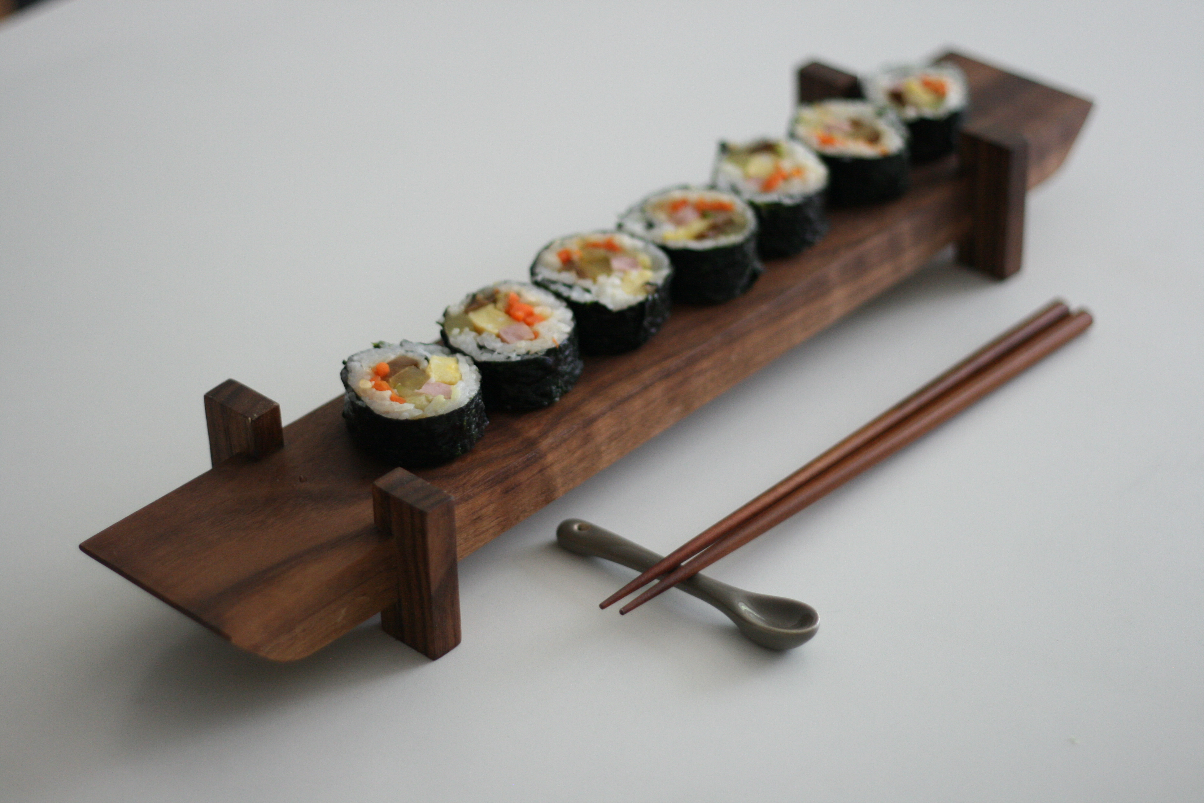 Mallet 말렛도마 월넛 치즈트레이 김밥트레이 원목보드 : mallet