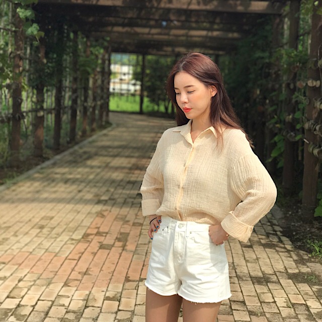 화이트 3부 팬츠 : 오브로더