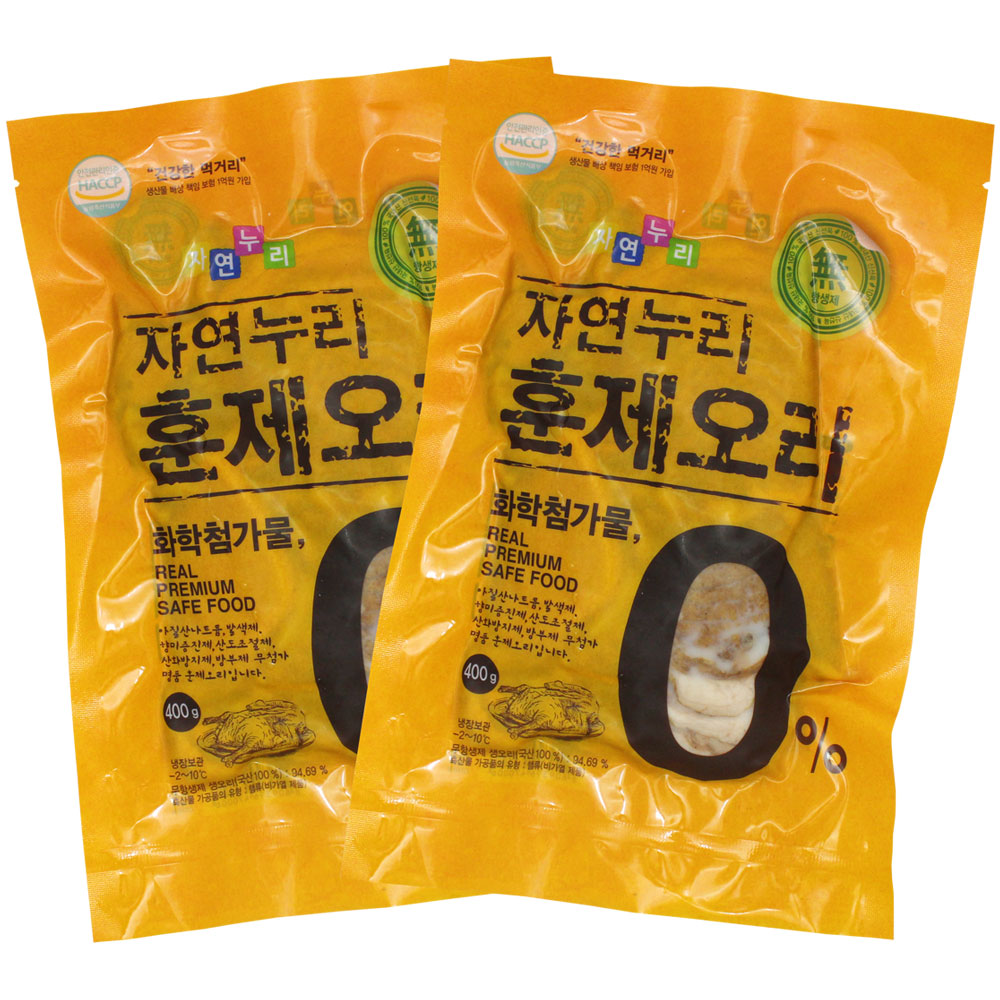 자연누리 훈제오리 400g x 2팩 : 팔도다이렉트