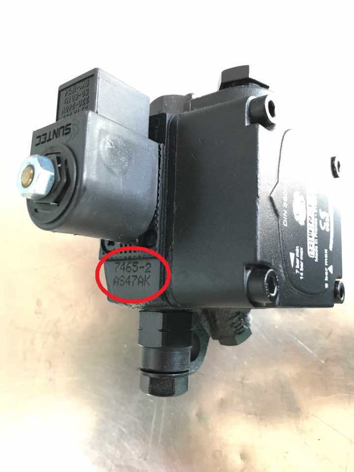 썬택펌프 SUNTEC OIL PUMP 오일기아 버너 보일러 기어펌프 AS47AK 7465 : 일진열기