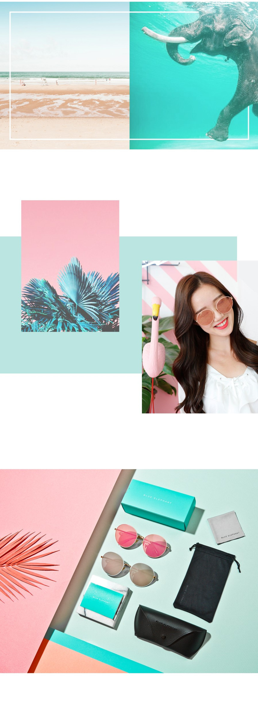 Over-sized sunblock sunglasses Women Cats Eye Asia