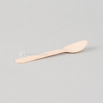 [아이스스푼 #110] 나무스푼 스푼 아이스크림 요거트 샐러드 과일 제과 제빵 자작나무 (500개) : 팩스토어 PackStore