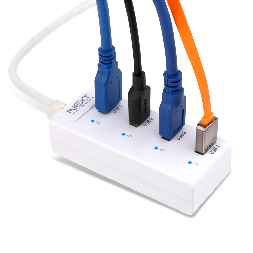 USB3.0 4포트 무전원 USB허브 일체형 NEXT 505UH : 쇼핑 Pay