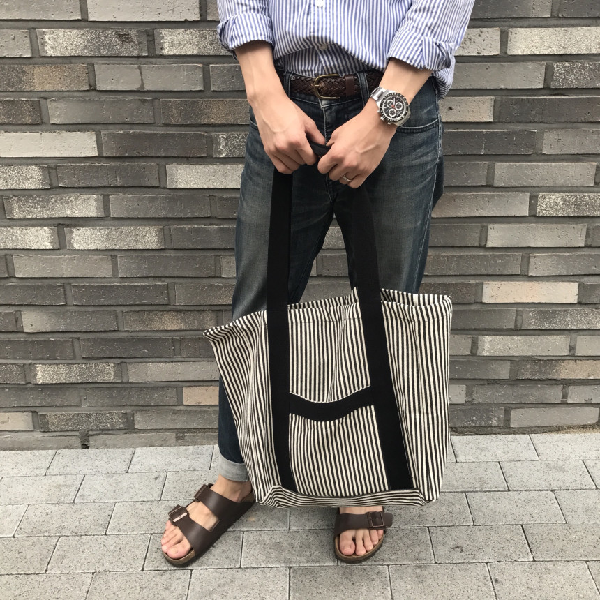 <b><p>Big Size Eco Bag Couple Diaper Shld lge Student</p></b><b><p>ビッグサイズのエコバッグカップルおむつバッグショルダーバッグ大学生デイリーバックストライプコーディネ</p></b><br /><br /><p align='center'>